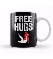 Cute Free Hugs Jiu Jitsu BJJ Martial Arts Kupa Bardak Porselen