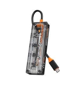 ALLY 5in1 Type-c To USB3.0 + USB2.0 *2 + Type-c PD 100W + HDMI Çoğaltıcı Transpa - HPSBYI4595-5