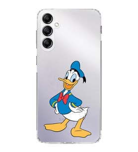 Samsung Galaxy A24  Kamera korumalı Kapak Donald Duck Tasarımlı  Şeffaf Kılıf