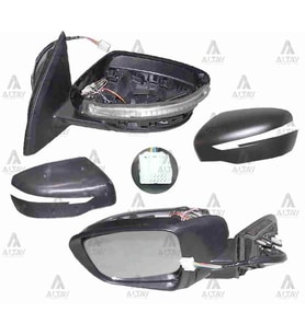 Ayna Dış Dikiz Qashqai 2014 Sonrası Elektrikli Sinyalli Isıtmalı Otomatik Katlanır Sol (Oem No:96302
