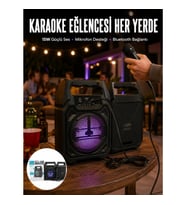 Mey İthalat® Kablosuz 6.5 İnç TWS Bluetooth Hoparlör Yeni Nesil