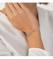 Triple Evil Eye Bracelet - Evil Eye Bracelet
