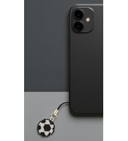 Miyuki Boncuk El Yapımı Futbol Topu Telefon Çarmı - Charm