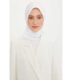 Sport Eşarp Düz Fon 147 Beyaz