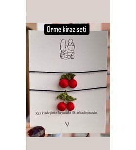 Kız Kardeş Bileklik Seti - Hediye Paketli (03)