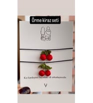 Kız Kardeş Bileklik Seti - Hediye Paketli (03)