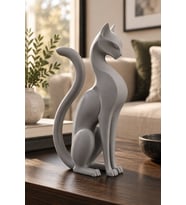 Kedi Anıtı Dekoratif Biblo