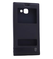 Galaxy A8 2016 Kılıf Elite Kapaklı Kılıf (Siyah)