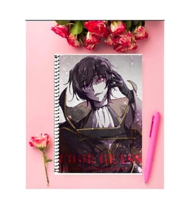 Code Geass Anime Defter 1 Adet Özel Tasarım A4 Boyutu 21*29 Cm Telli Çizgili