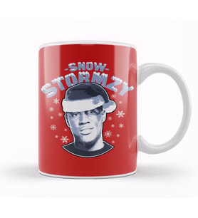 Snow Stormzy Christmas Kupa Bardak Porselen