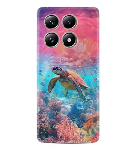Xiaomi Redmi Note 14 Pro Plus Kılıf Boutique Baskılı Resimli Kaplumbağa Pcode -065