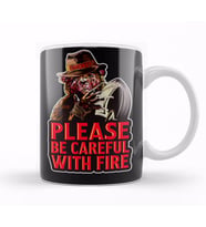 Smokey The Bear  Please Be Careful With Fire Kupa Bardak Porselen