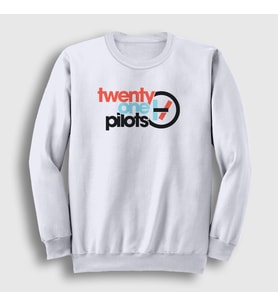 Presmono Unisex Beyaz Twenty One Pilots Sweatshirt 120829tt (Beyaz)