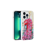 Apple iPhone 13 Pro Uyumlu Kılıf Simli Desenli Kamera Korumalı Parlak Zore Popy Kapak