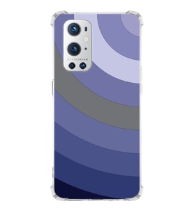 PrintiFy OnePlus 9 Pro Uyumlu Köşe Korumalı Renk Cümbüşü D Tasarımlı Şeffaf Silikon Kılıf