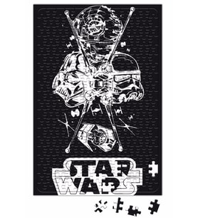 Star Wars Vader Estrela da Morte Puzzle 240 Parça Yapboz