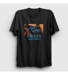 Presmono Unisex Siyah Tour Eagles T-Shirt 145240tt