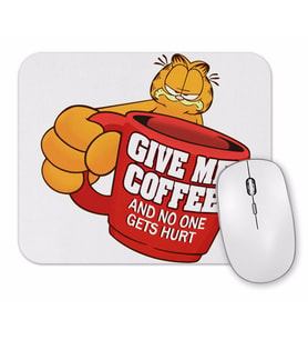 Garfield  Give Me Coffe Garfield Bana Kahve Ver Mouse Pad.jpg