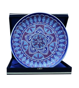 e38 EL İŞÇİLİĞİ ÇİNİ TABAK - 30 CM - 6524