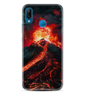 Huawei P20 Lite Mate 10 20 Lite Pro P40 Lite KılıfDesemli Silikon Yanardağ 1611