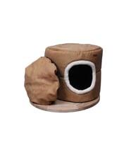 Chester Roll Yıkanabilir Yuva 45*40CM Kahve (Kahverengi)