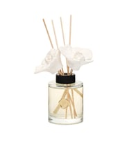 200 ml Seramik Taş Bambu Çubuklu Oud Vanilya Oda Kokusu (Ekru)