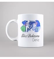 Göz Doktoru Tasarımlı Kupa Kişiye Özel