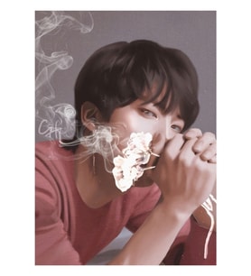 Kendini Sev : Tear O Versiyonu - Bts Jın Tablo Ahşap Poster Dekoratif Kod398