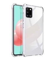 Samsung Galaxy A31 Shock Absorbing Darbe Emicili Şeffaf Silikon Kılıf