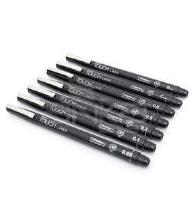 Touch Liner Siyah Teknik Çizim Kalemi