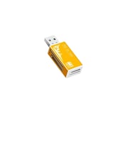 TAPLİN USB 2.0 SD Card Reader All in One Multi Memory Card (Sarı)