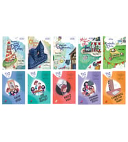 Erdem 3.Sınıflar İçin 10 lu Hikaye Seti + Kitap Okuma Not Defteri (Beyaz)