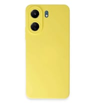 Redmi 13C Kılıf Nano içi Kadife Silikon - Sarı