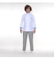 Aşçı Pijama Kazayağı Desenli