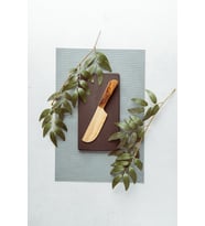 Zeytin Ağacı El Yapımı Ahşap Bıçak 22 cm Mutfak Gereci