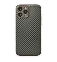 Apple İphone 13 Pro Max Kılıf Coco Karbon Silikon - Füme