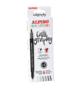 Alpino Color Experience Calligraphy Set Çift Yönlü 6lı