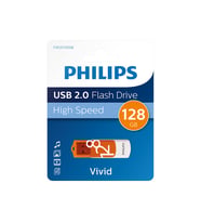 PHILIPS FM12FD05B, 128GB, USB 2.0, Vivid, Turuncu, Flash Disk