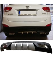 Hyundai ix35 Difüzör Difizör Gri + Kare Egzoz Görünüm C Tip