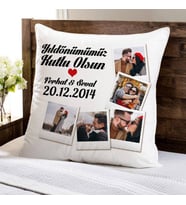 Kişiye Özel 5 Fotoğraflı Yastık