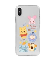 Iphone XSMAX Uyumlu Winnie The Pooh Tasarımlı Şeffaf Telefon Kılıfı