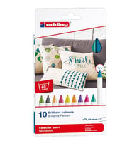 Edding Kumaş Boyama Kalemi 10 Lu Kutu Fun E-4600