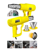 Alman Seri 4500 Watt Pro Darbeye Dayanıklı Bakır Sargılı Rezistans 2 kademeli Sıcak Hava Tabancası