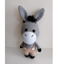 Bernard Eşek Sıpası Amigurumi Organik Oyuncak