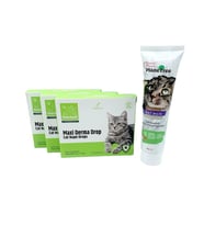 3 Kutu Kediler İçin Damla + Tüy Yumağı Engelleyici Malt