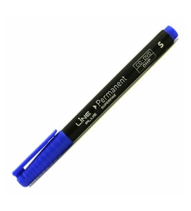 Lineplus Permanent OHP Marker Mavi S Uç Asetat Kalemi 