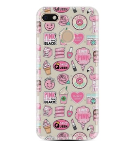 General Mobile GM8 Go GM9 GM20 Pro Plus Kılıf Desemli Silikon Donut Flamingo 1415