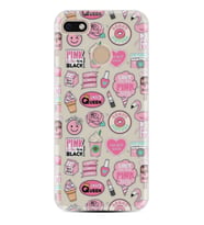 General Mobile GM8 Go GM9 GM20 Pro Plus Kılıf Desemli Silikon Donut Flamingo 1415