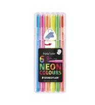 Staedtler Keçeli Boya Kalemi Triplus Color Üçgen 6 LI 323 SB6CS1 (Siyah)