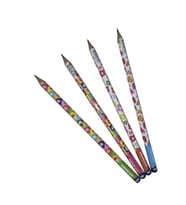 PENSAN 96020 FUN PENCILS KALPLER ÇİÇEKLER DESENLİ DESENLİ KURŞUN KALEM HB- TEKLİ